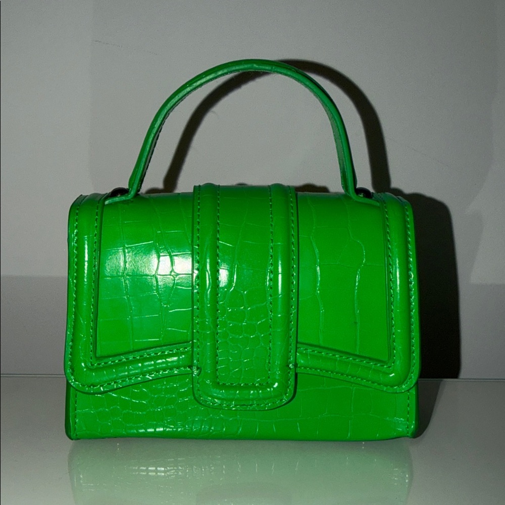 Zara Vibrant Green Mini Bag
